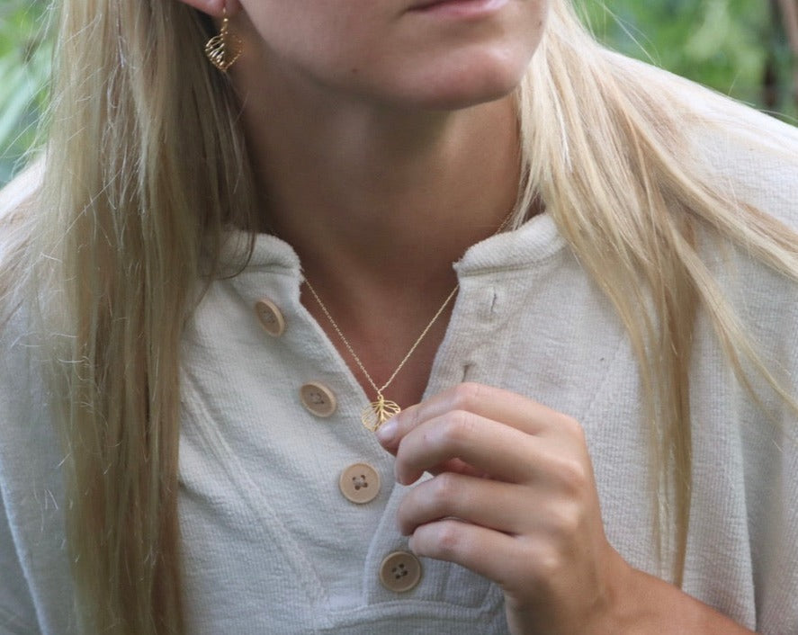 Aspen Leaf Earrings