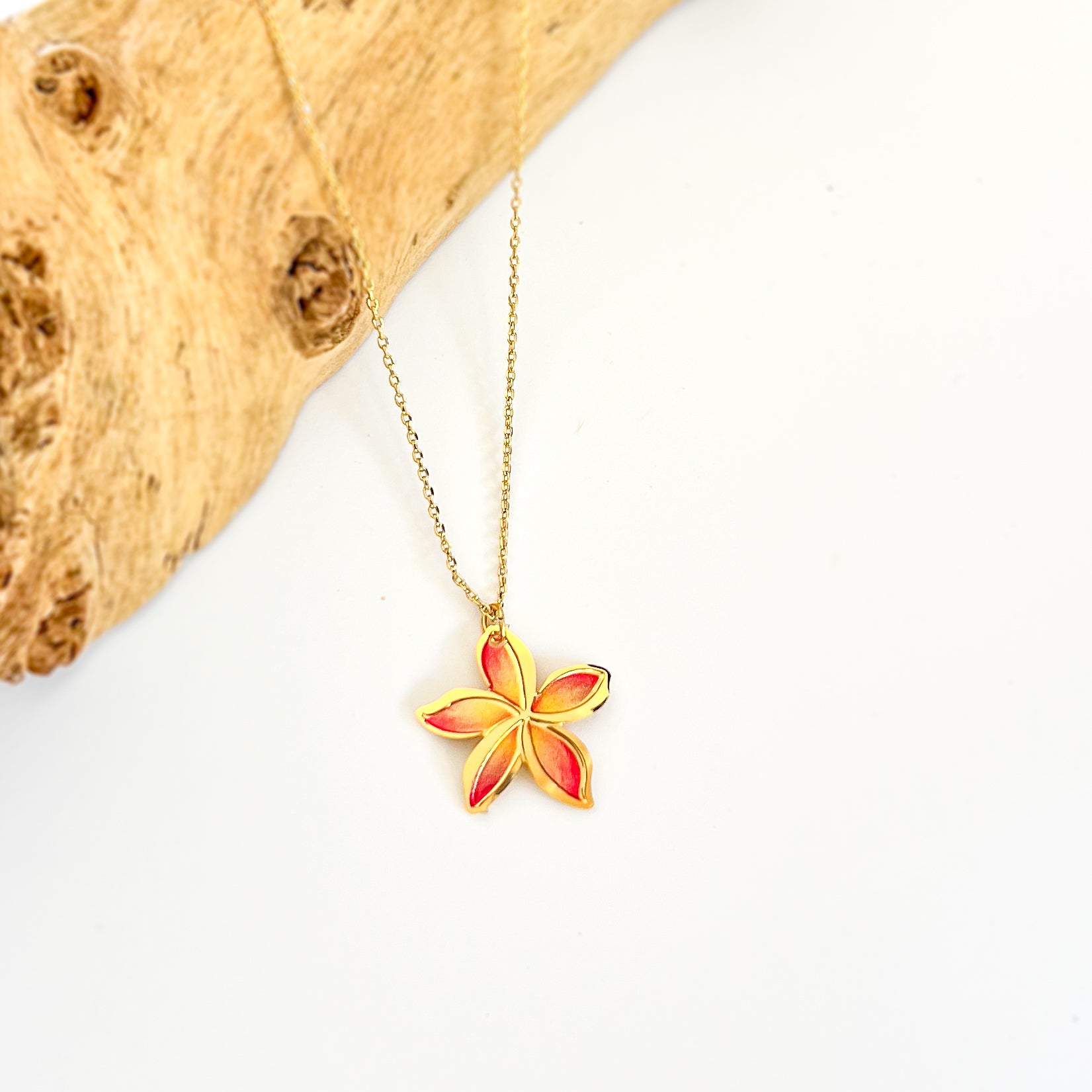 Plumeria Hues Necklace