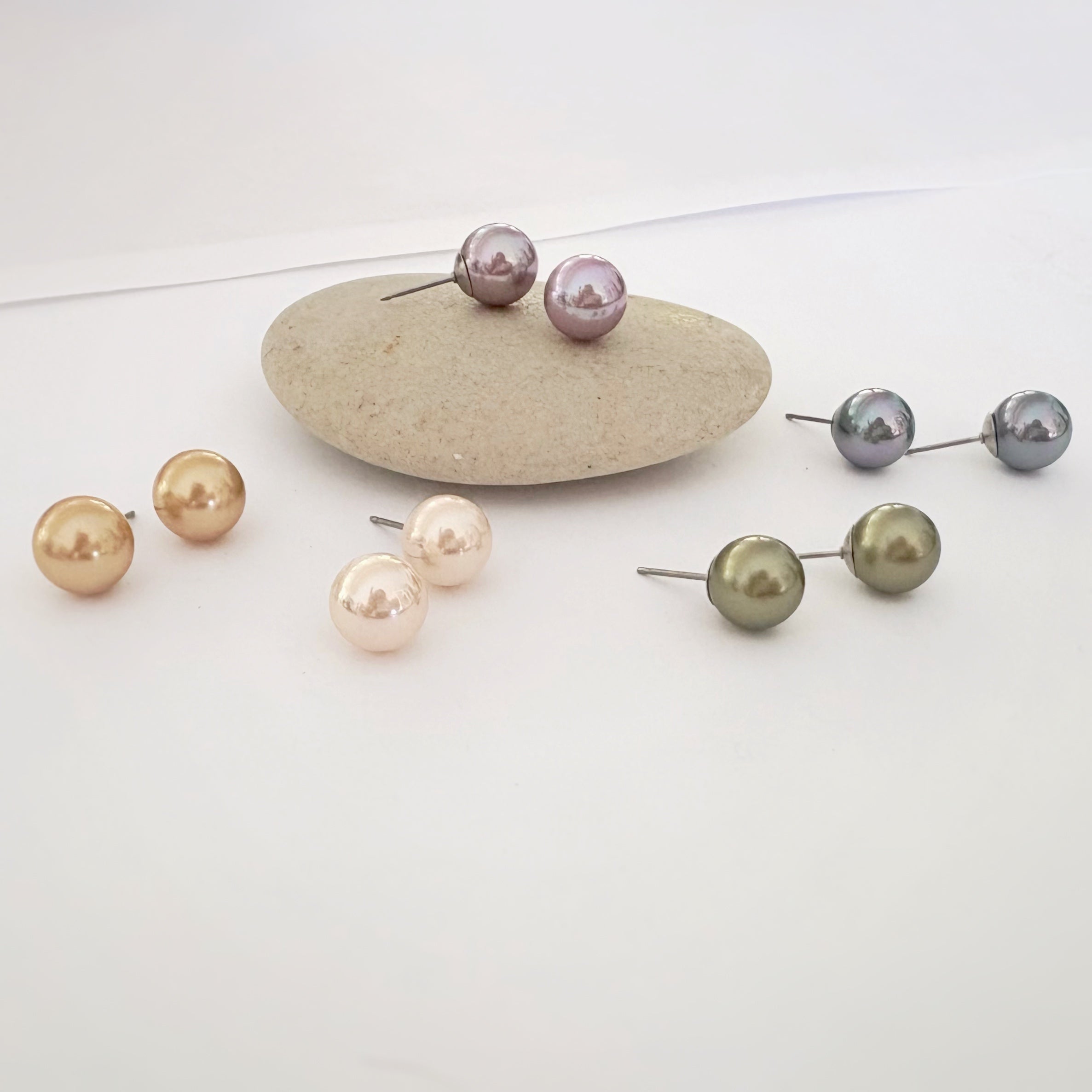 Pearl Stud Earrings