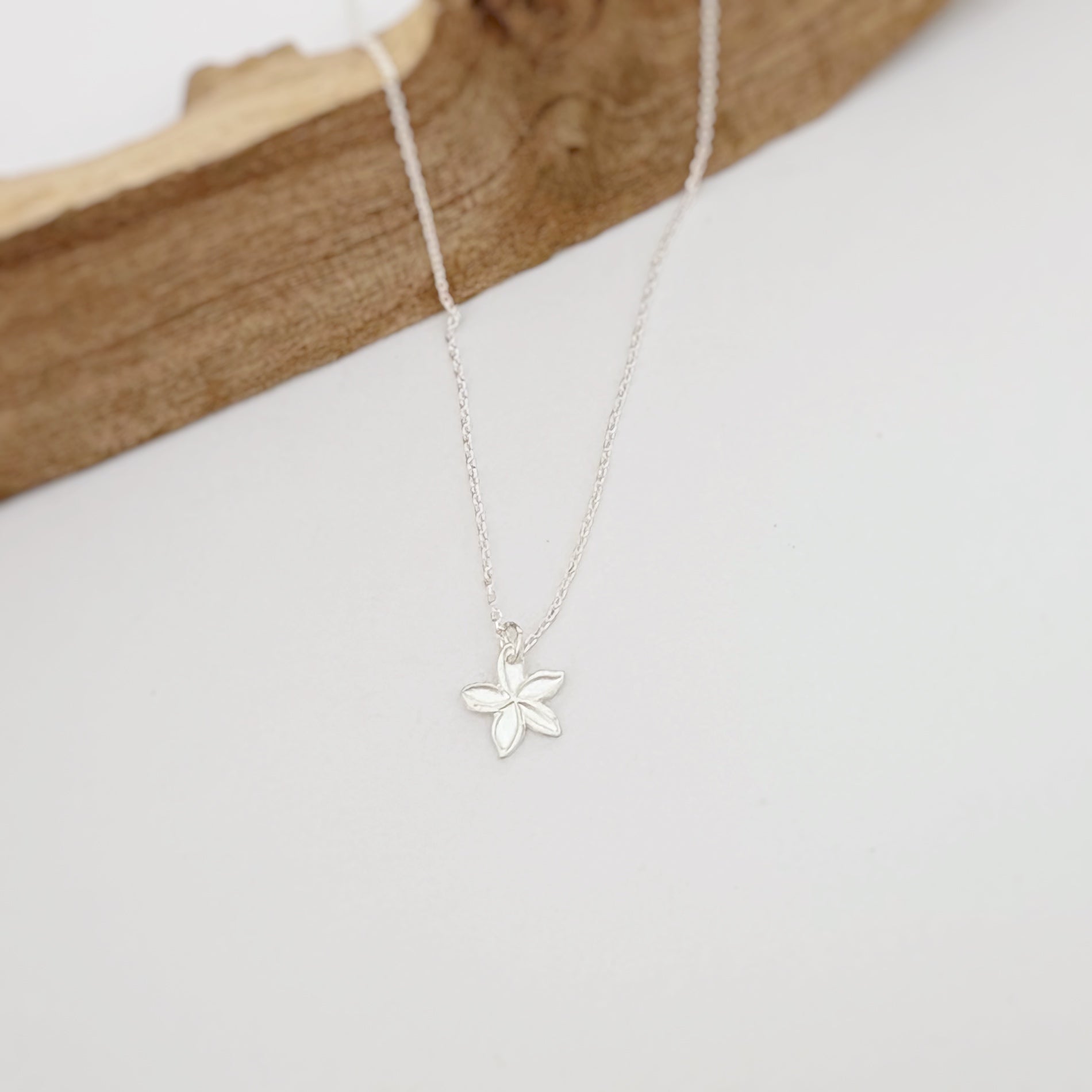 Dainty Plumeria Necklace