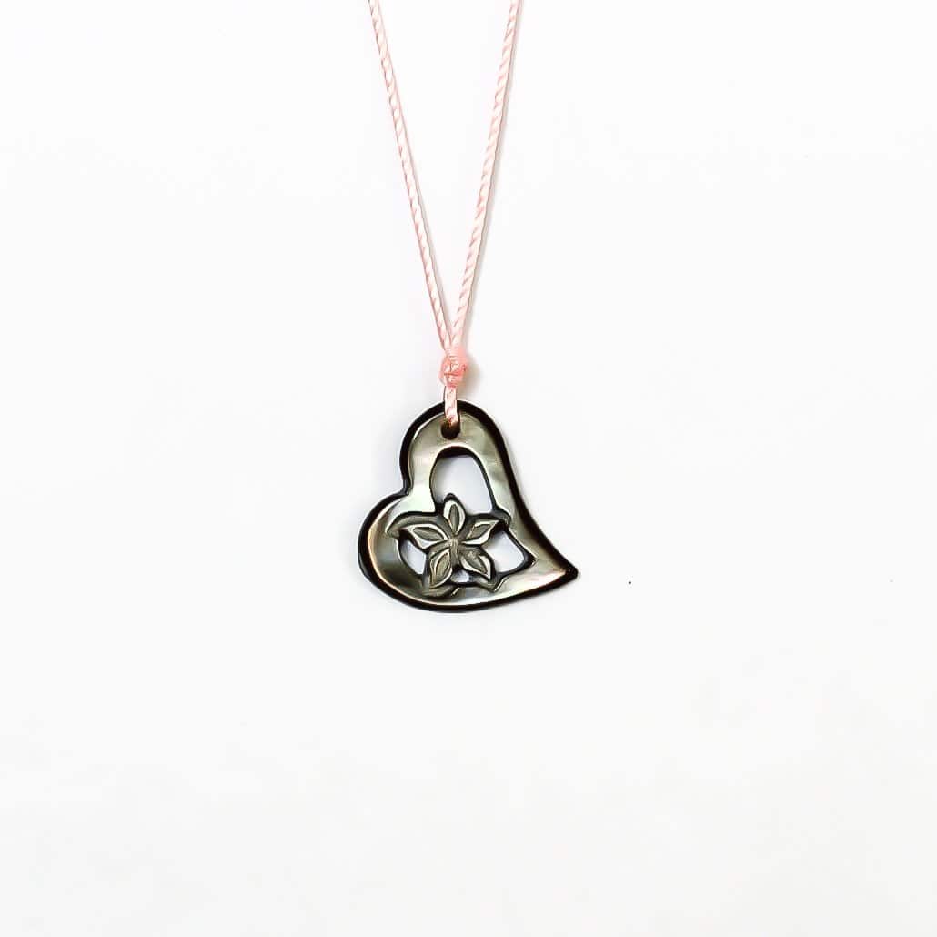 Silver heart and flower pendant with gold detail, by Linda McDonald — The  Bottle Kiln