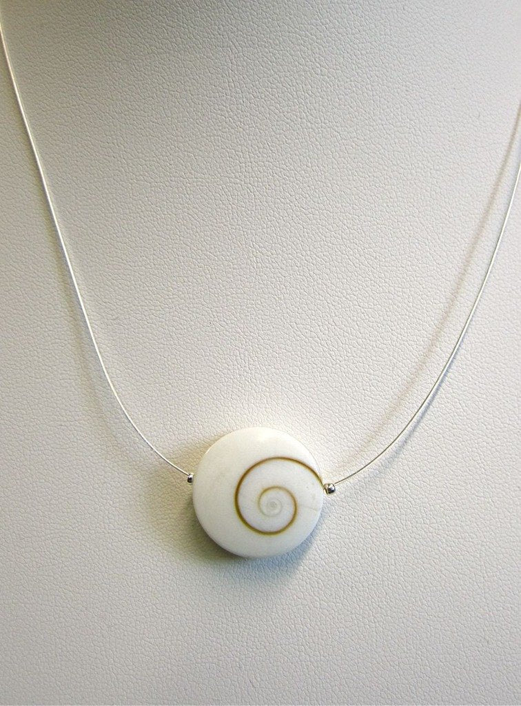 Simple Snail Necklace – Shell Game Jewelry